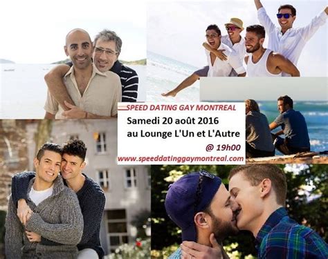 Chat and speed dating with gay men in Montreal, Canada